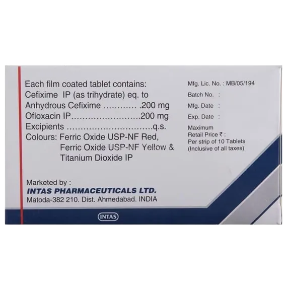 ceftas o tablet 10's